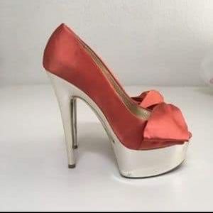 Brand new orange/ rust steve madden platform heels